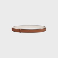 CORREA REVERSIBLE DE 25 MM DE PIEL TAURILLON - TOSTADO / ARROZ -  - 1 | CELINE