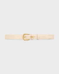 CINTURÓN VIVIENNE 25 MM DE PIEL DE BECERRO REPUJADA DE PIEL DE PITÓN - CREMA -  - 2 | CELINE