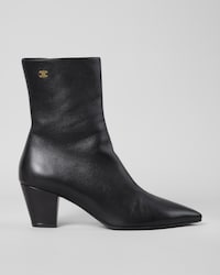 STAGE FITTED BOOT IN LAMBSKIN - BLACK -  - 1 | CELINE