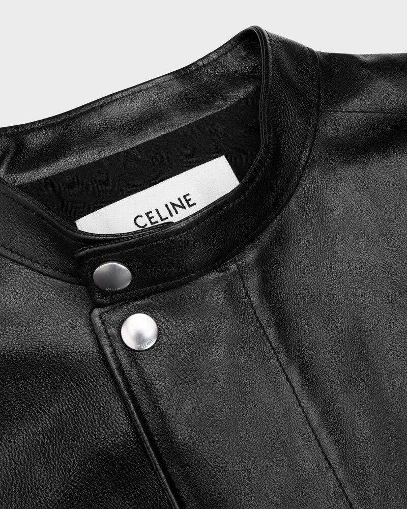 racer jacket IN calfskin - BLACK -  - 1 | CELINE