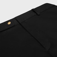 docks trousers IN cotton twill - BLACK -  - 2 | CELINE