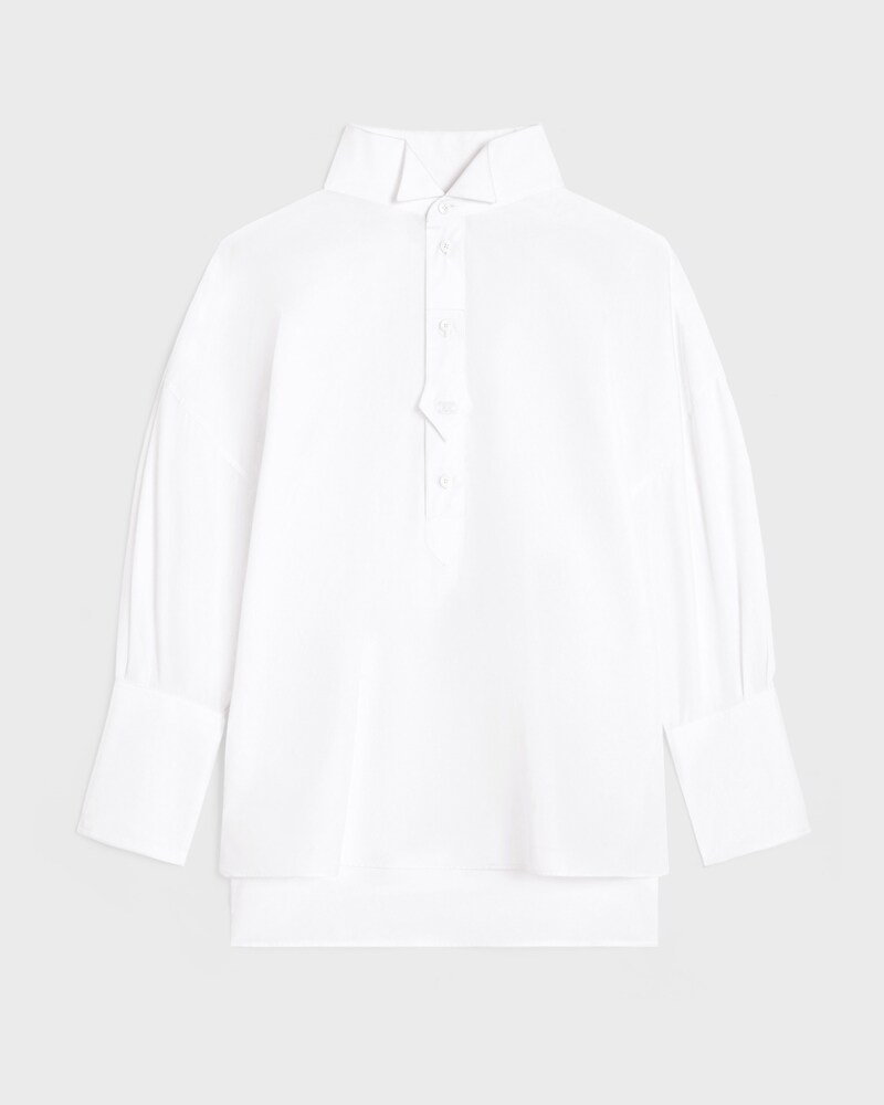 shirt IN COTTON POPLIN - WHITE -  - 1 | CELINE