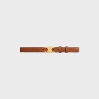 Triomphe Belt 25MM  IN Natural Calfskin - TAN -  - 2 | CELINE