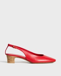 NEO CITY SLINGBACK IN GOATSKIN - ULTRA RED -  - 1 | CELINE
