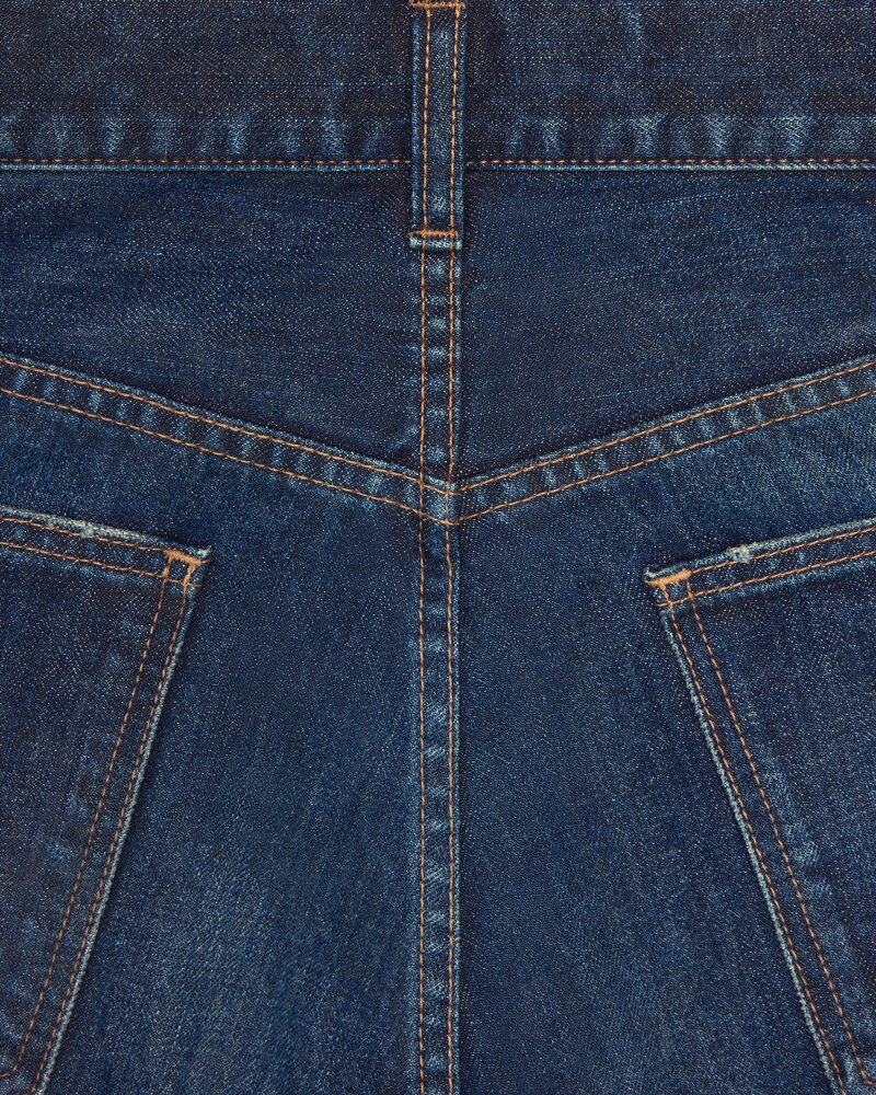 wesley jeans in indigo dark stone denim - INDIGO DARK STONE -  - 1 | CELINE