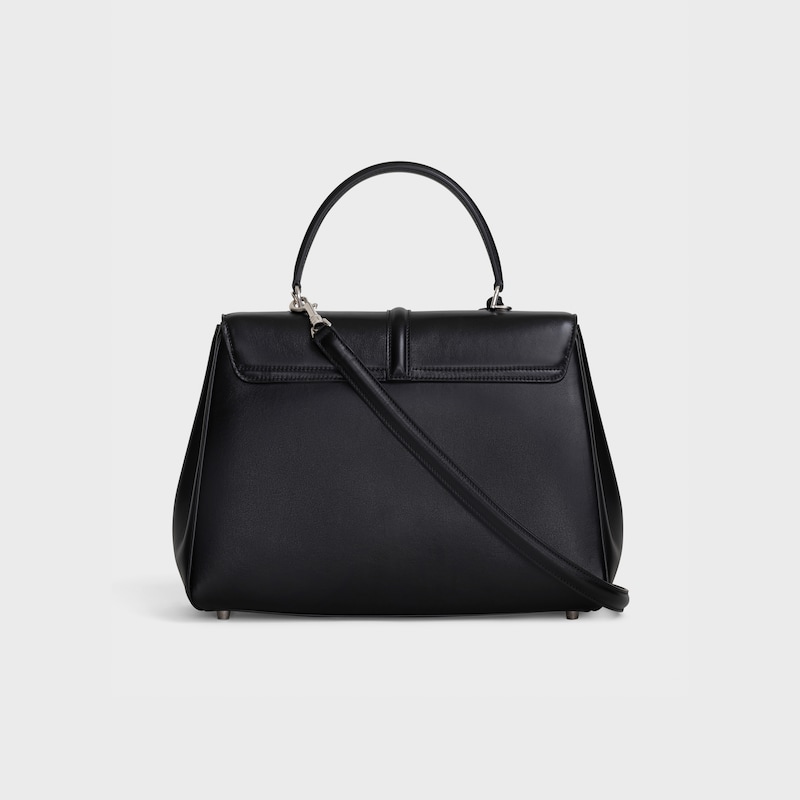 Sac 16 Classique veau satiné - Noir - SACS À MAIN - 1 | CELINE