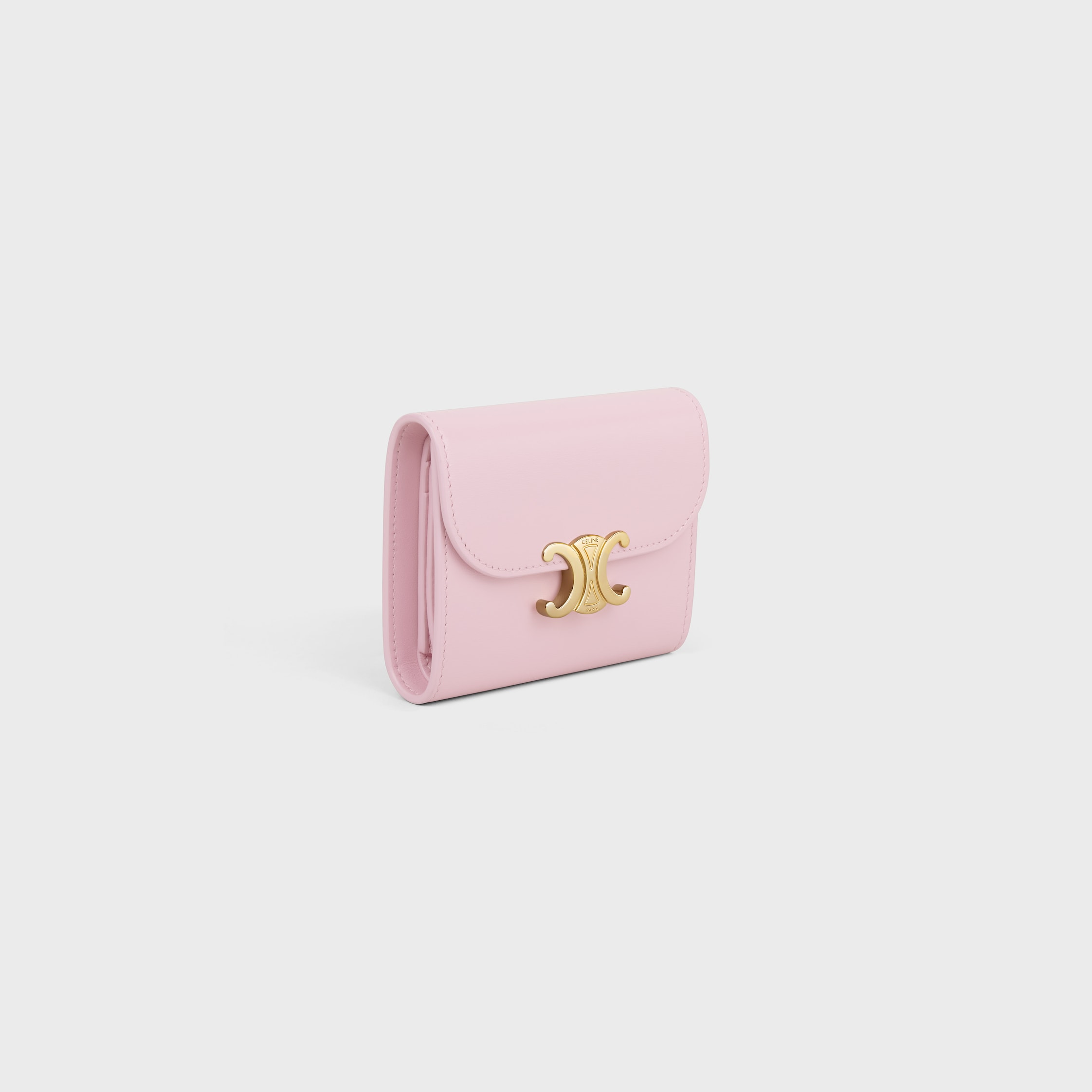 CELINE　財布　スモールフラップウォレット トリオンフ スモール フラップウォレット トリオンフ / シャイニーカーフスキン