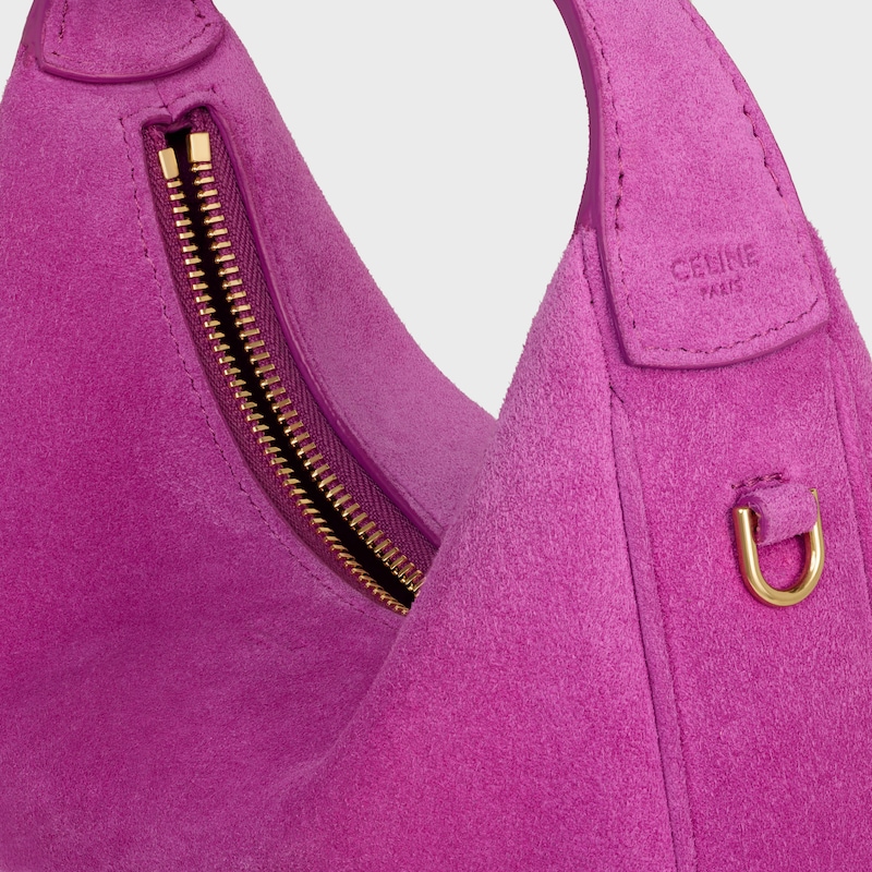 Teen Celine Lulu AUS KALBSVELOURSLEDER - MAGENTA - UMHÄNGETASCHEN - 1 | CELINE