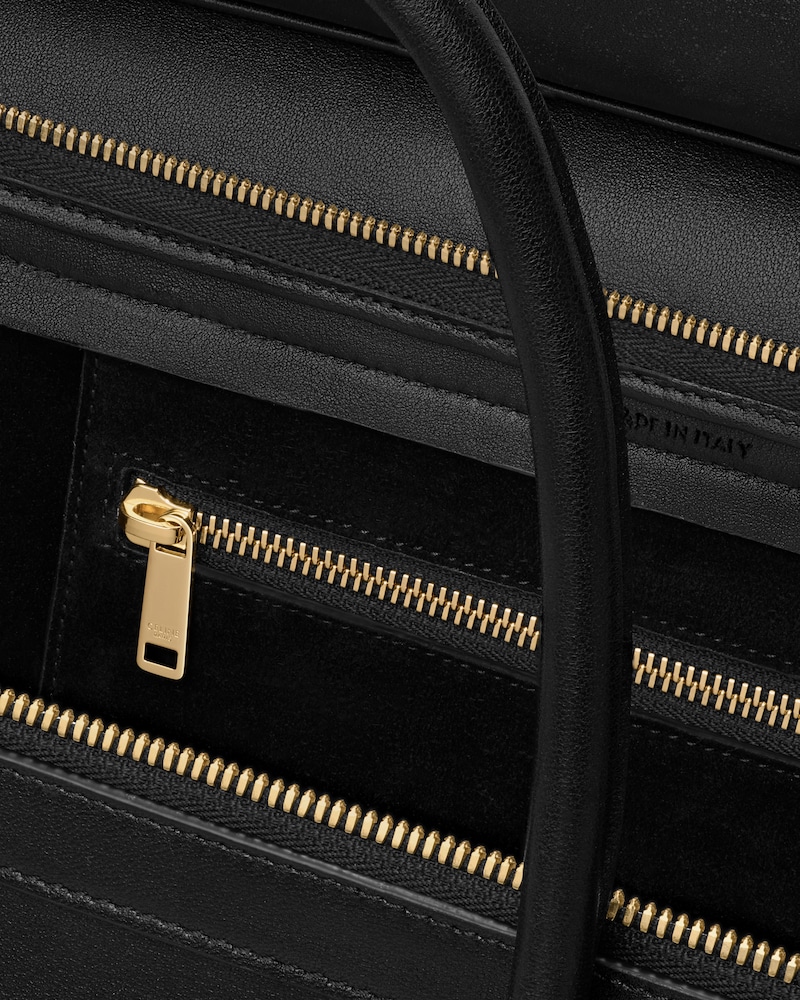 LUGGAGE IN SUPPLE SHINY LAMBSKIN - BLACK - LUGGAGE - 1 | CELINE
