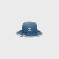 triomphe bucket hat IN COTTON DENIM - VIVIENNE GLASS -  - 1 | CELINE