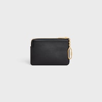 Coin Purse  IN smooth calfskin - BLACK - COIN HOLDERS - 2 | CELINE