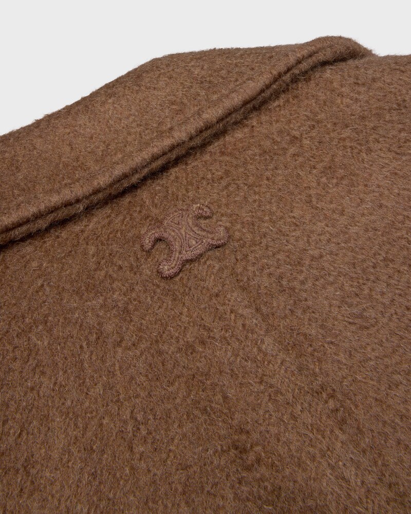 jacket IN double-face cashmere and camel - NOISETTE -  - 1 | CELINE
