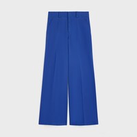trousers IN cotton twill - BLUE AMERICANA -  - 1 | CELINE