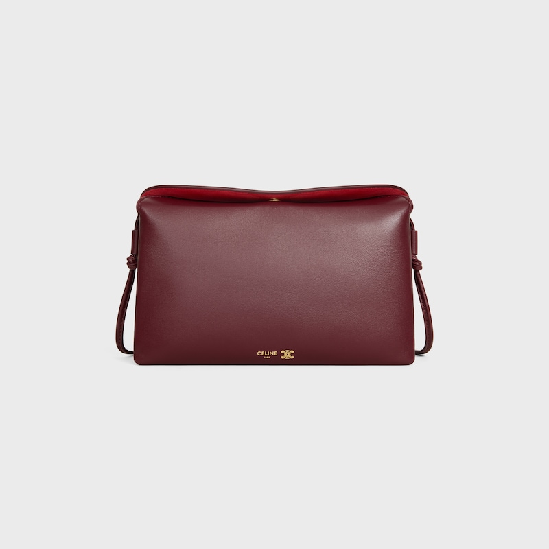 TRIO FLAP IN Smooth Lambskin - SYRAH - TRIO FLAP - 1 | CELINE