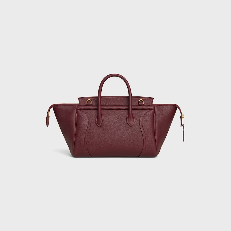LUGGAGE粒面牛皮革小號手袋 - 西拉葡萄色 - LUGGAGE - 1 | CELINE
