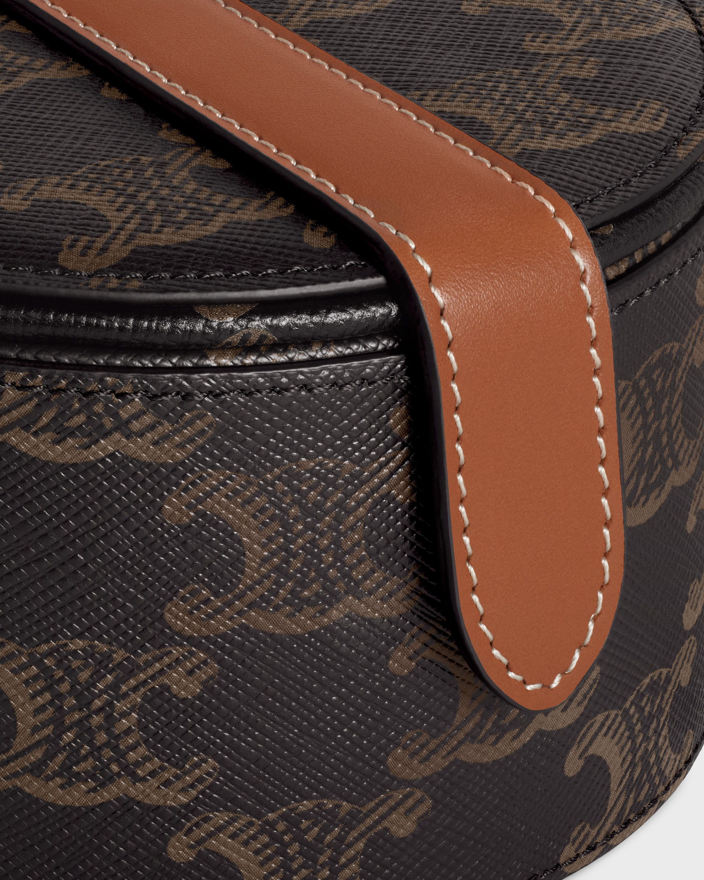 ジュエリーケース / トリオンフキャンバス＆カーフスキン - タン | CELINE
