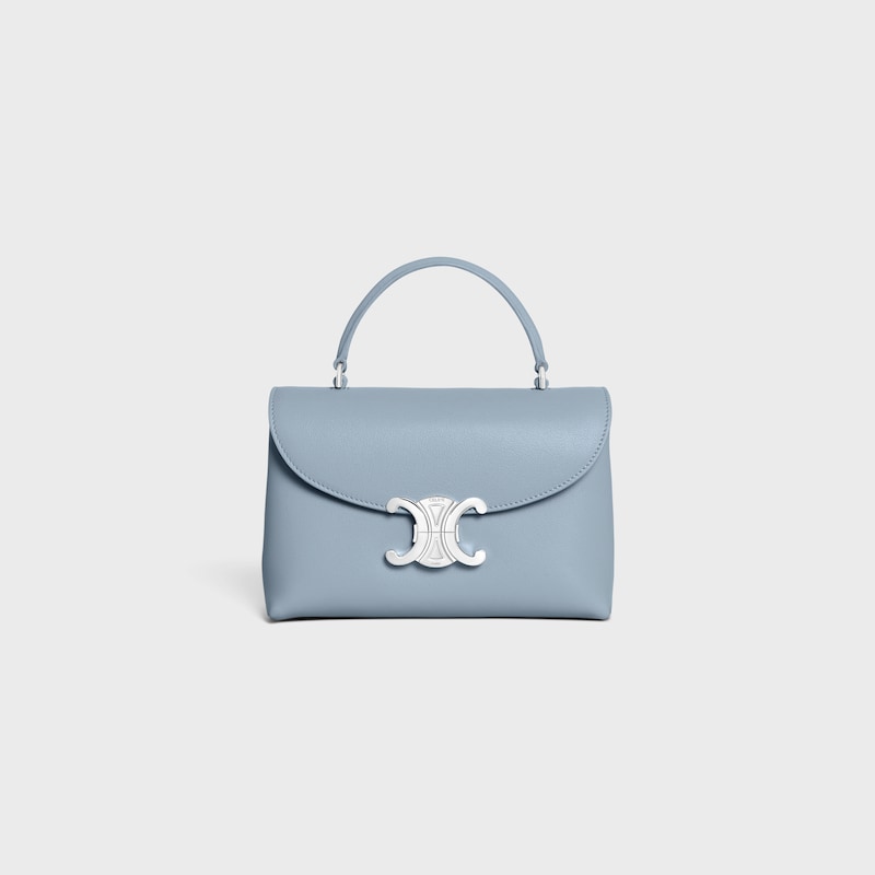 TEEN NINO BAG IN SUPPLE GRAINED CALFSKIN - LIGHT DENIM - NINO - 1 | CELINE