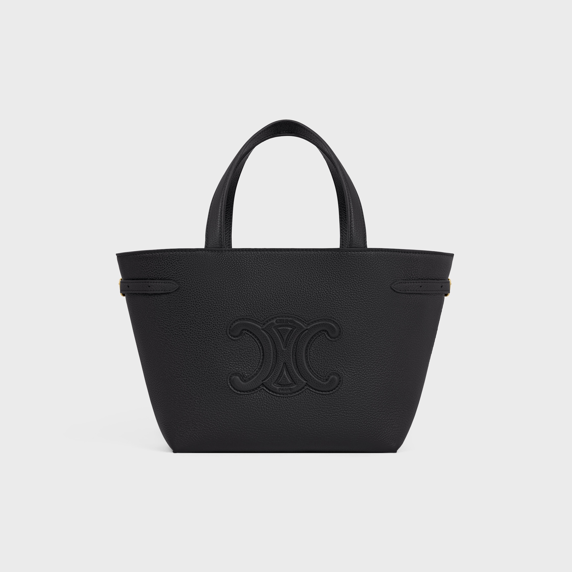 MINI CABAS ANAIS CUIR TRIOMPHE in Grained calfskin - BLACK | CELINE