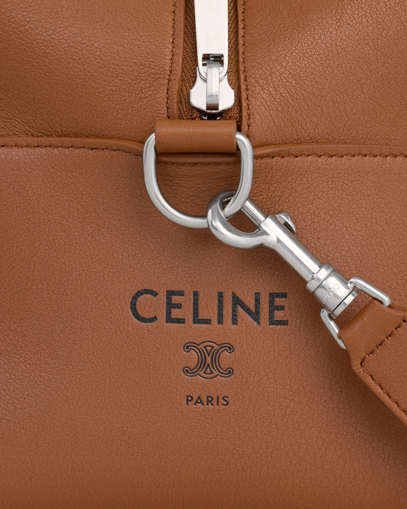 CROSSBODY BAG TAKE AWAY IN SMOOTH CALFSKIN - SOFT TAN / BLACK - CROSS-BODY BAGS - 1 | CELINE