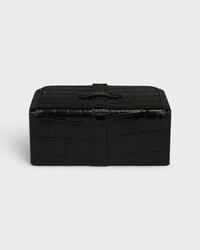 large jewels case in crocodile - BLACK - LIFESTYLE - 2 | CELINE