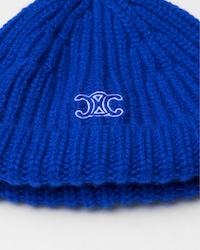 RIBBED CASHMERE BUCKET - ROYAL BLUE -  - 2 | CELINE
