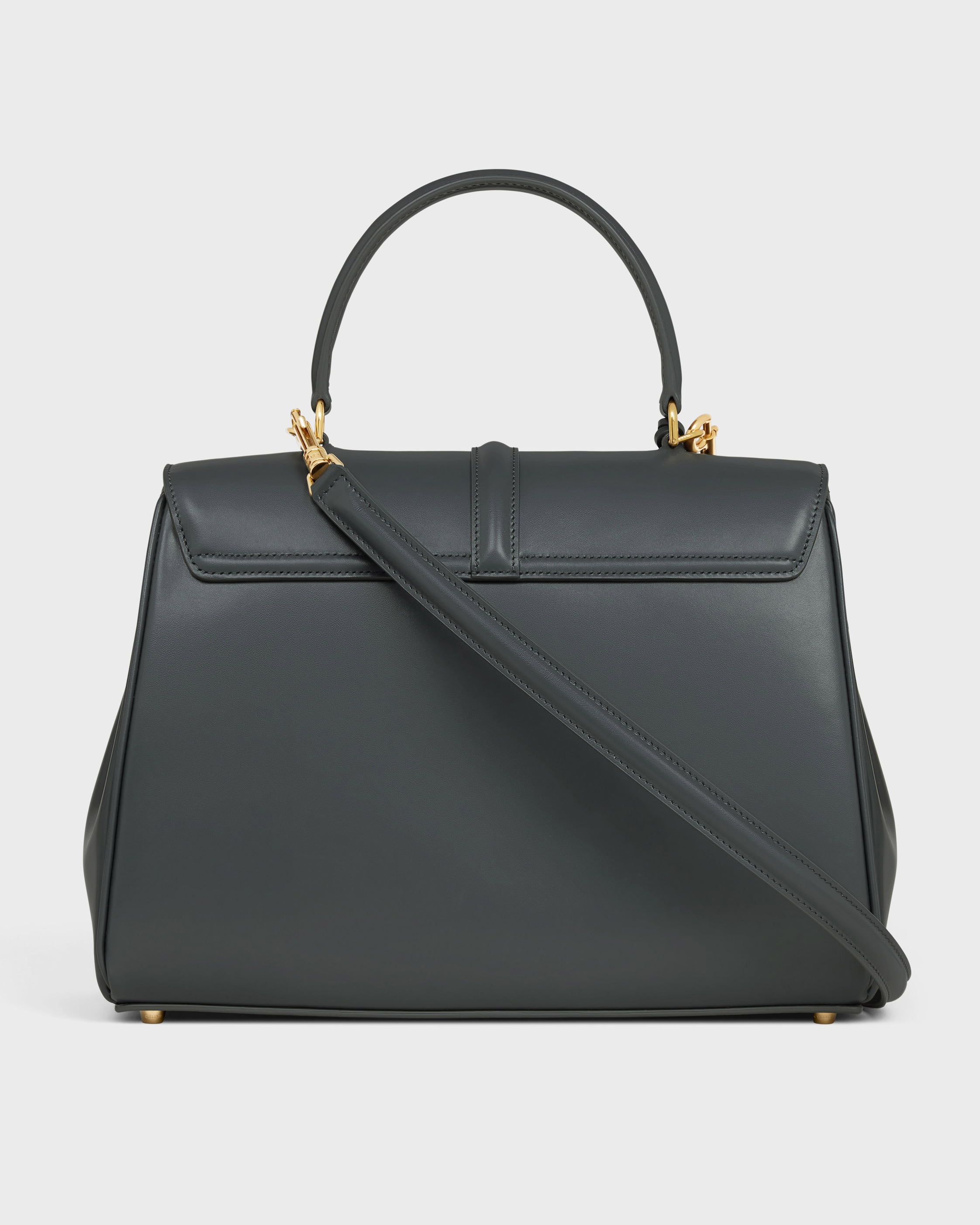 Classique 16 Bag in satinated calfskin - SLATE GREY | CELINE