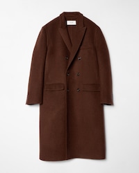 coat IN double-face cashmere - GIANDUJA -  - 1 | CELINE