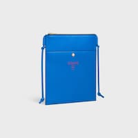 SHARP POUCH IN SMOOTH LAMBSKIN - ULTRA BLUE / ULTRA RED - NEW - 2 | CELINE
