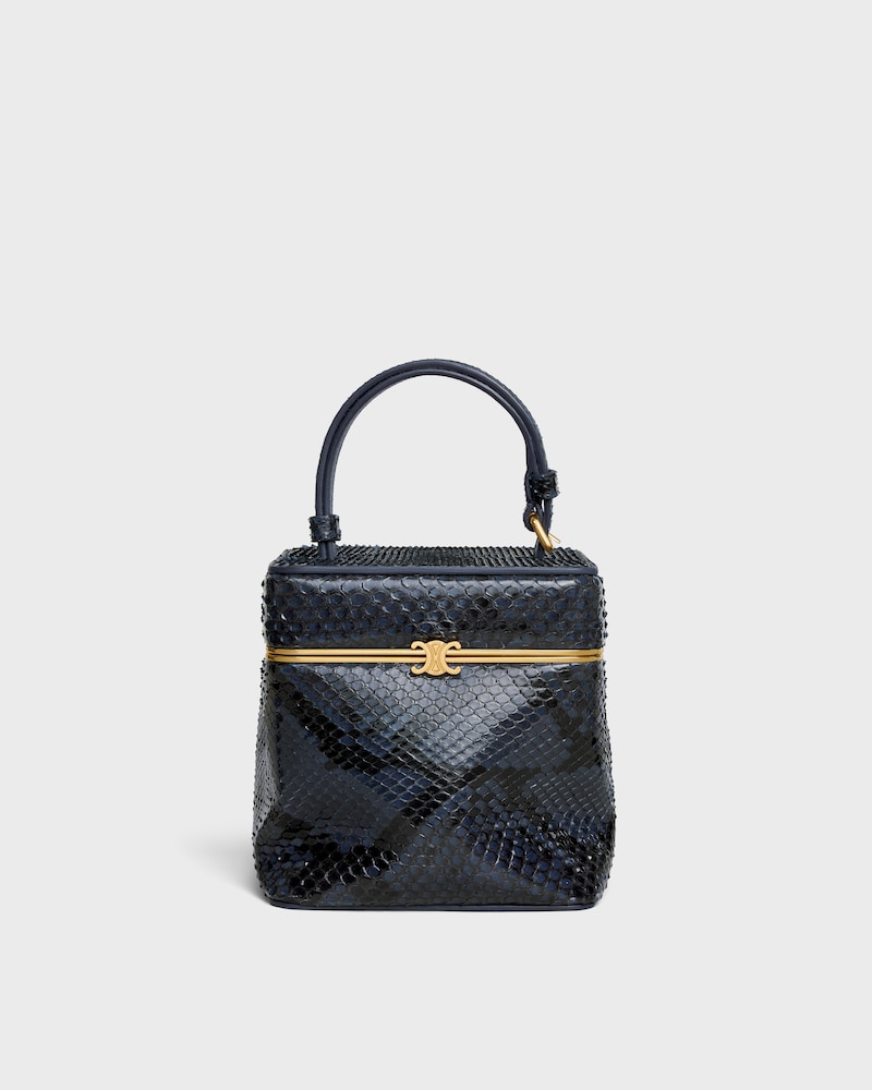 CUBE IN PYTHON - DEEP NAVY - EXCLUSIVE SELECTION - 1 | CELINE