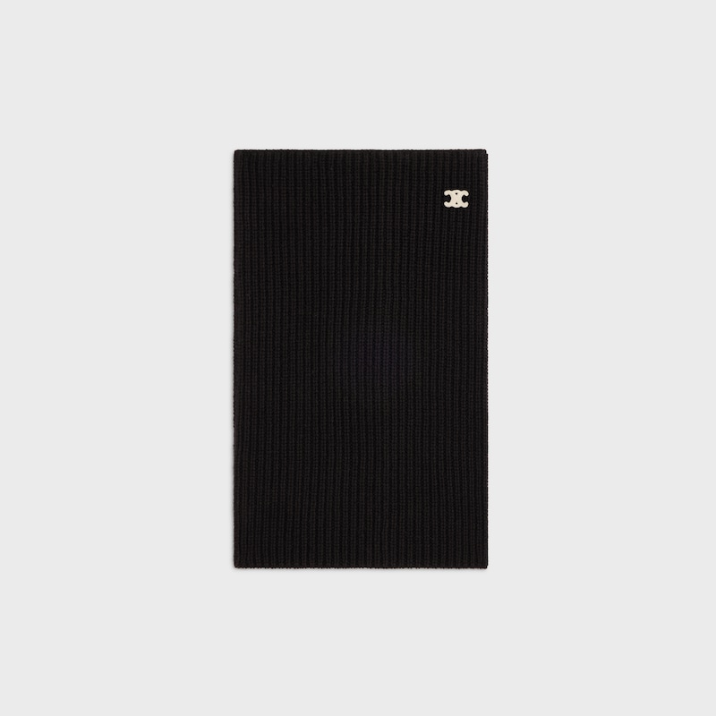Tour de cou cachemire seamless - Noir -  - 1 | CELINE