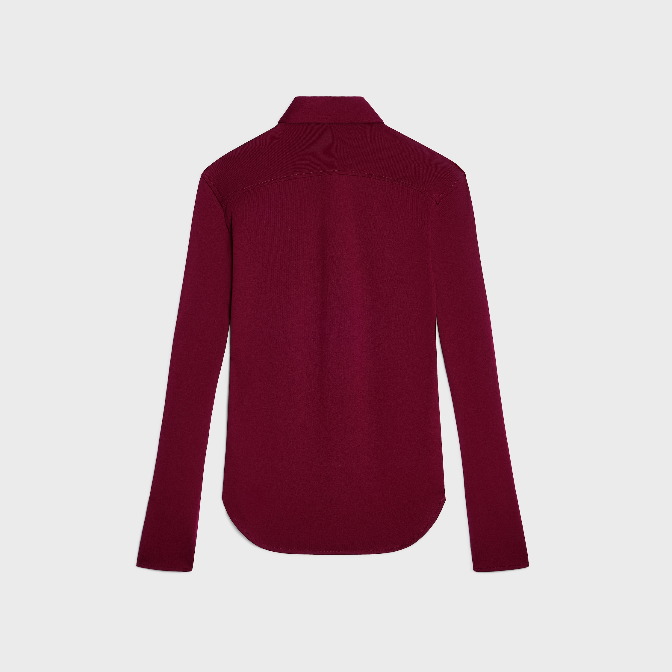 shirt IN cotton jersey - BORDEAUX | CELINE