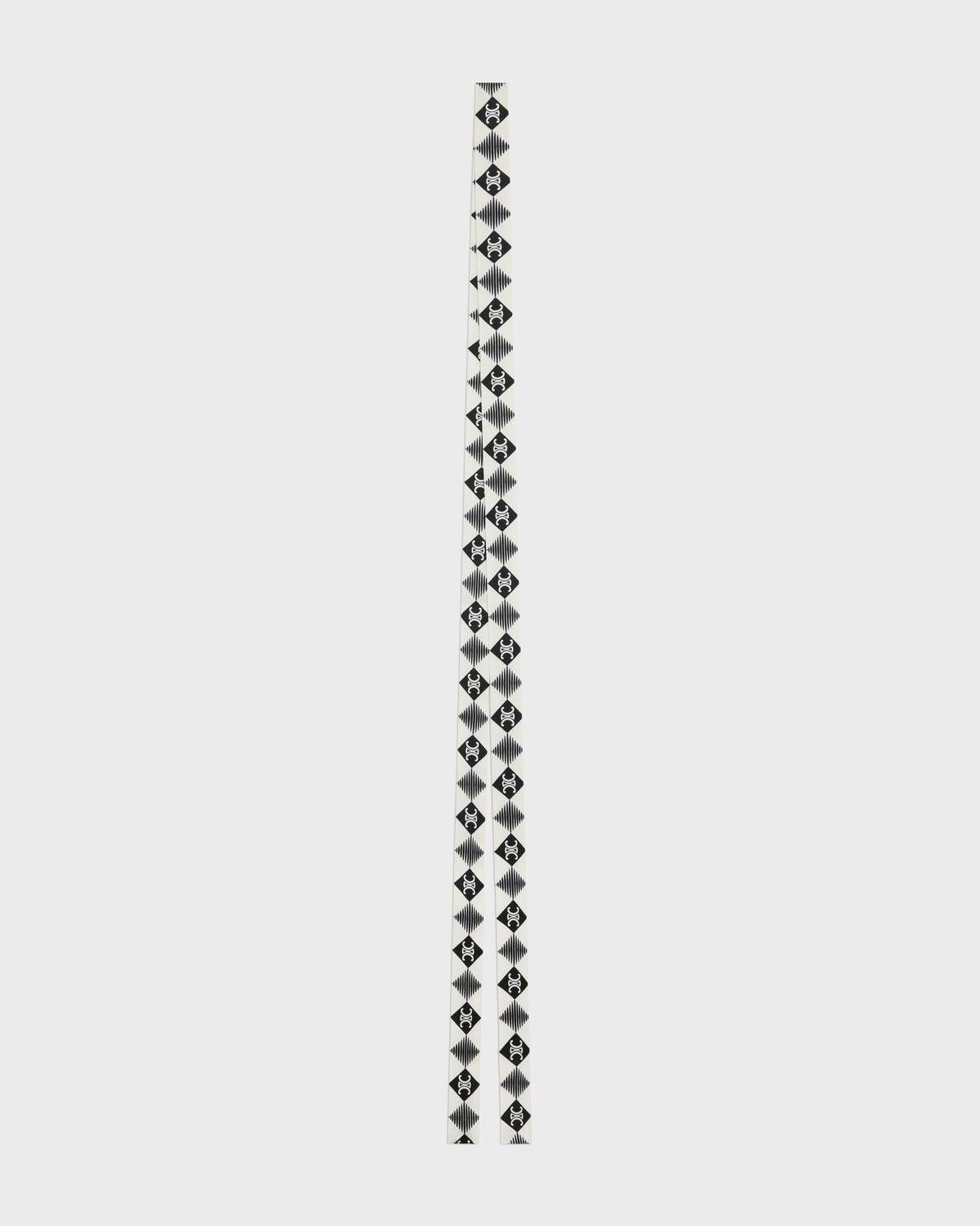 CHECKERBOAD RIBBON, 192 - OFFWHITE/BLACK | CELINE