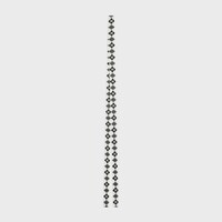 ribbon IN SILK TWILL - OFFWHITE/BLACK -  - 1 | CELINE