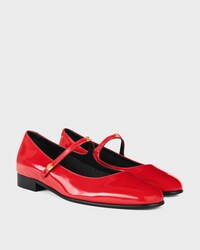 CITY BALLERINA AUS GLÄNZENDEM KALBSLEDER - ULTRA-ROT -  - 2 | CELINE