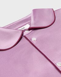 pyjama shirt IN silk satin - GLYCINE -  - 2 | CELINE