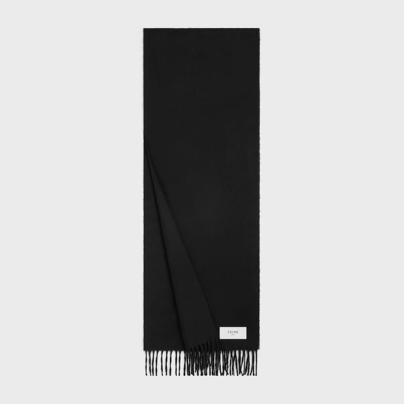 scarf IN cashmere - BLACK -  - 1 | CELINE