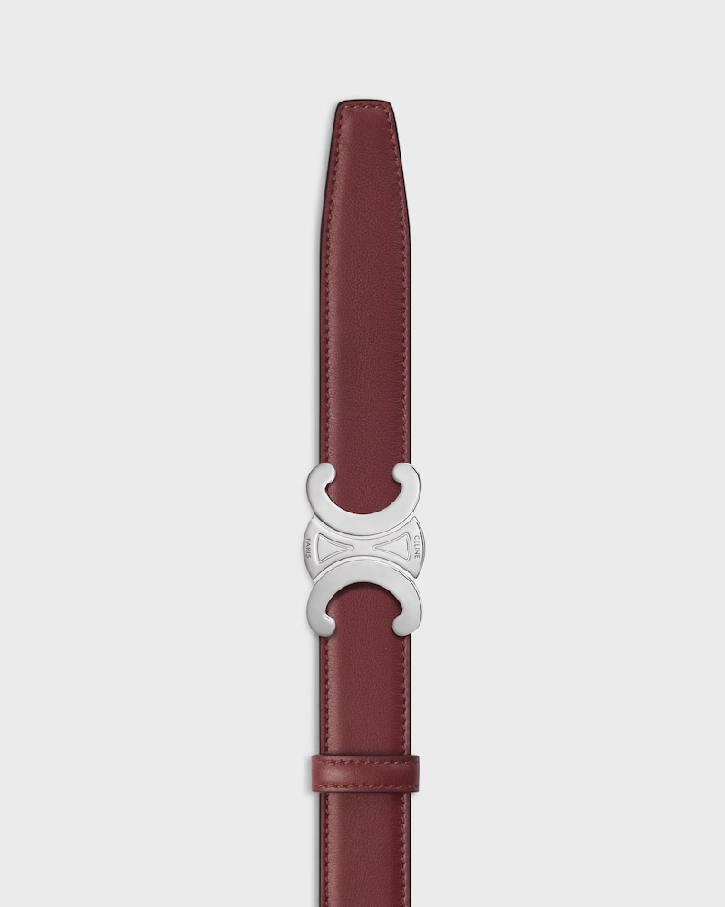 Reversible Strap 25MM IN Smooth and Grained Calfskin -  -  - 1 | CELINE