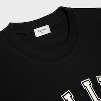 t-shirt IN cotton jersey - BLACK / WHITE -  - 2 | CELINE