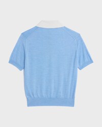 폴로 스웨터 - 파인 캐시미어 실크 - 라이트 블루 -  - 2 | CELINE