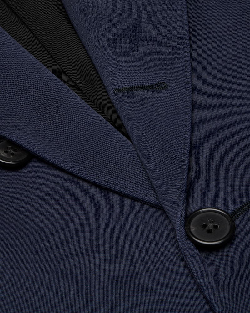 veste colonne Laine diagonale - Marine -  - 1 | CELINE