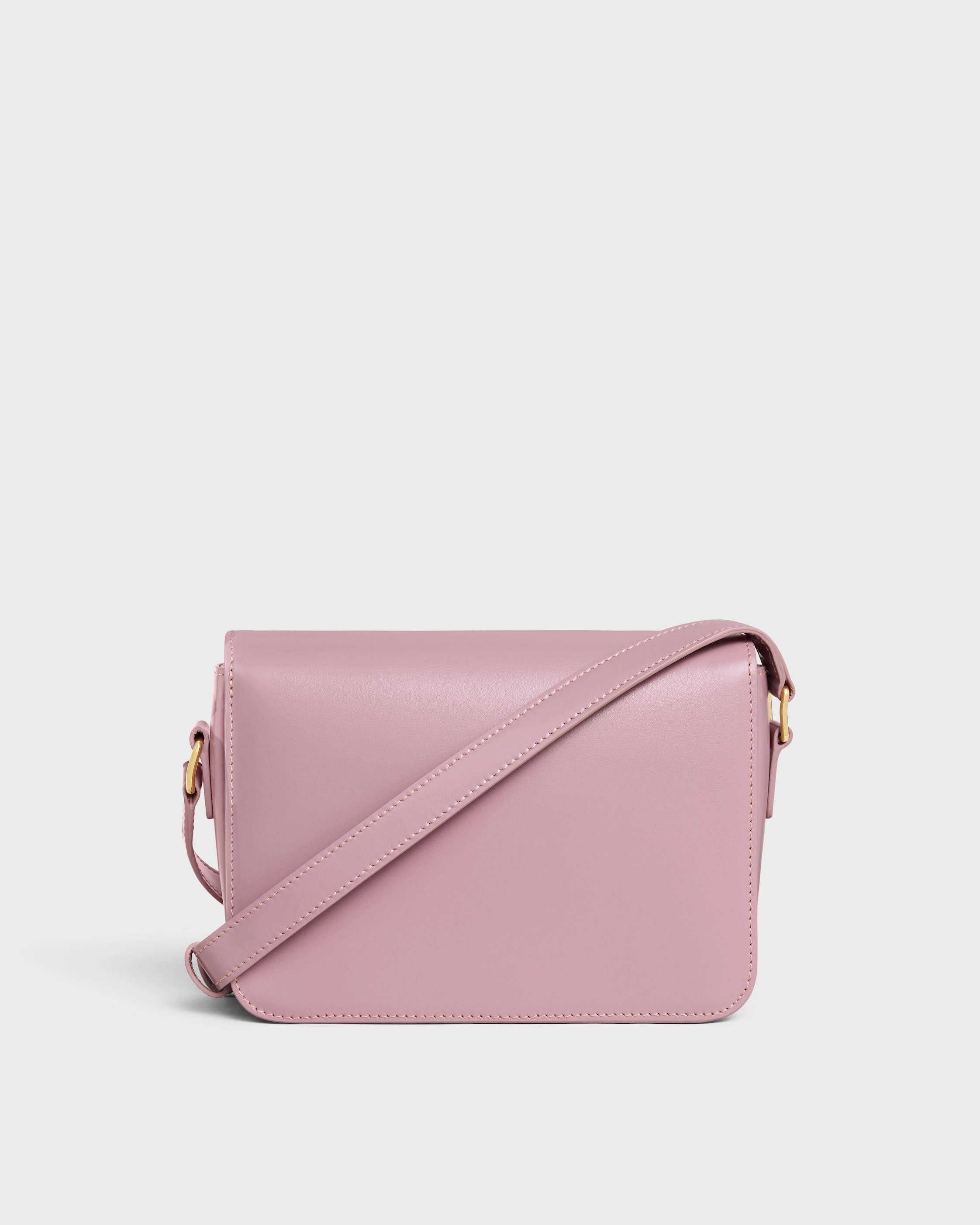 Teen Triomphe Bag in shiny calfskin - PETAL | CELINE