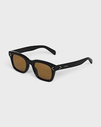 Black Frame 41 sunglasses in Acetate - Black / Nicotine -  - 2 | CELINE