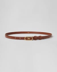 CELINE SULKY BELT 13MM IN Taurillon Leather - RED WOOD -  - 2 | CELINE