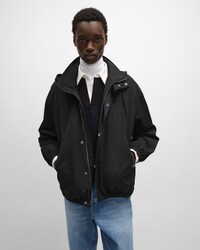 WINDBREAKER IN nylon twill - BLACK -  - 2 | CELINE
