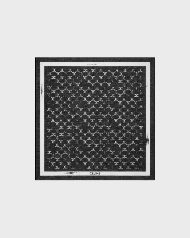 bandana IN cotton - NOIR/CRAIE -  - 1 | CELINE