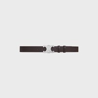 Triomphe Gürtel 30 MM AUS genarbtem Kalbsleder - ESPRESSO -  - 2 | CELINE
