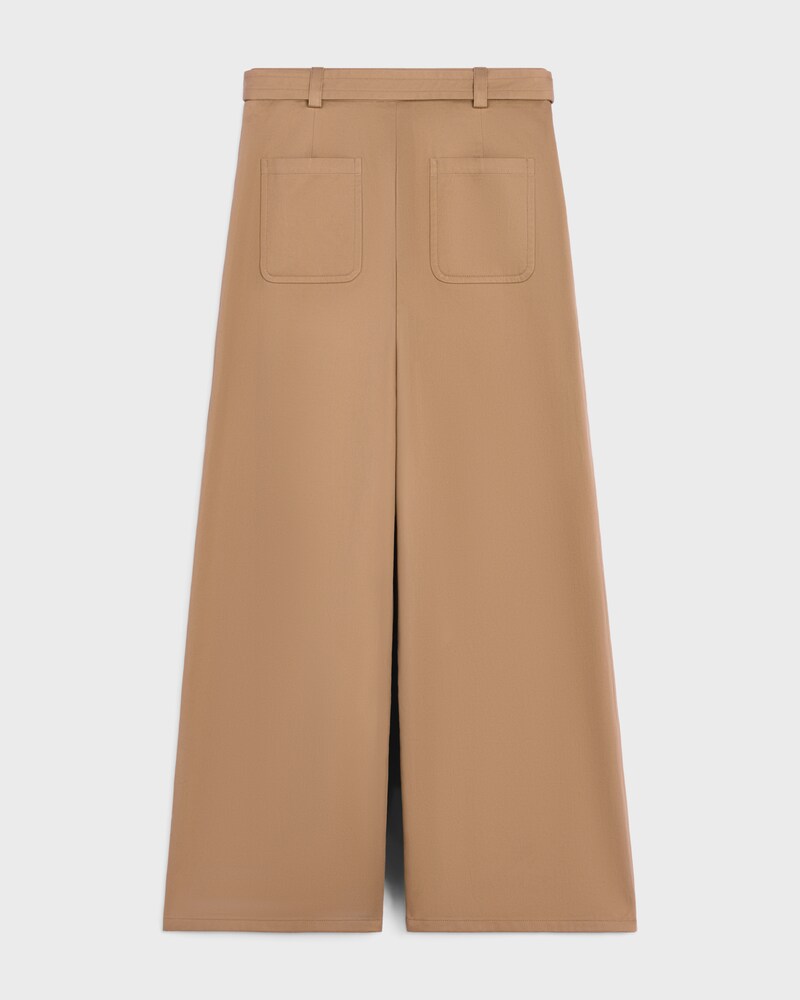 pantalon taillat twill de coton - CARAMEL -  - 1 | CELINE