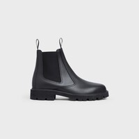 CELINE MARGARET BOTTINE CHELSEA EN CUIR DE TAUREAU BRILLANT - Noir -  - 1 | CELINE