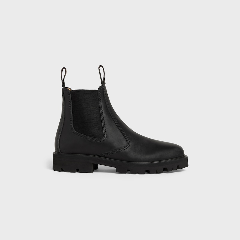 Margaret Chelsea Boot in Calfskin - BLACK -  - 1 | CELINE