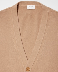 cardigan IN FINE CASHMERE - CARAMEL -  - 2 | CELINE